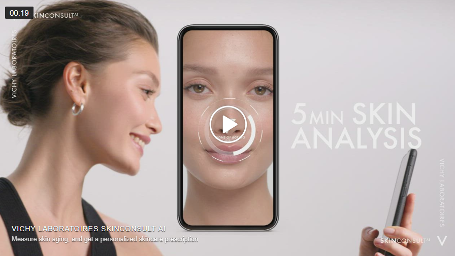 Application de diagnostic de la peau par L'Oréal