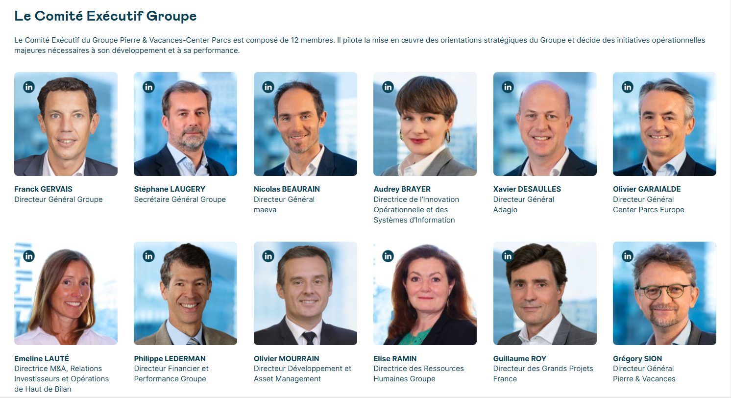 Comité exécutif du groupe